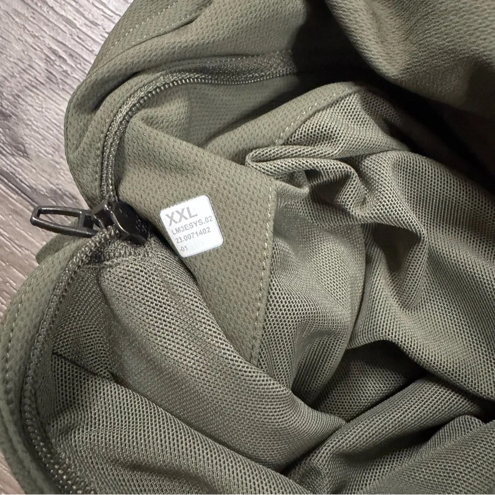 Lululemon Men's Cargo Pocket Shirt Jacker in Olive Size XXL